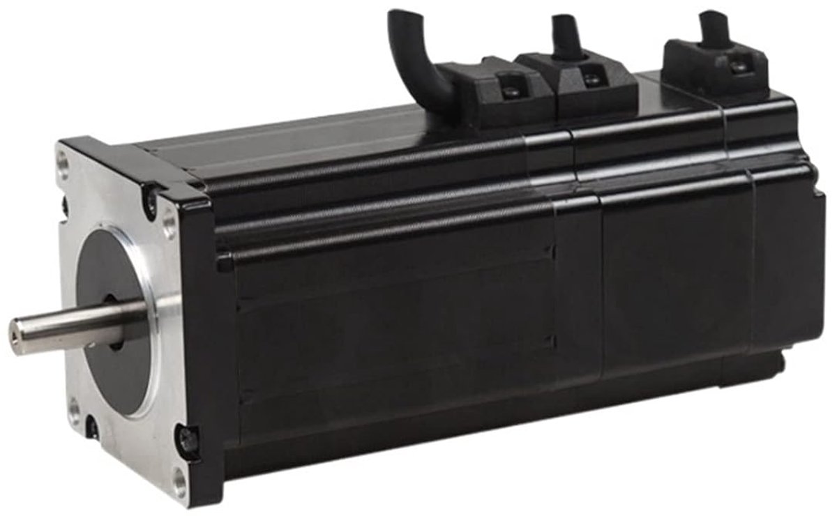 Stappenmotor - Gesloten Motor - Industriële Automatisering - Geen Stappen Verloren - 60MM Flens - Zilver