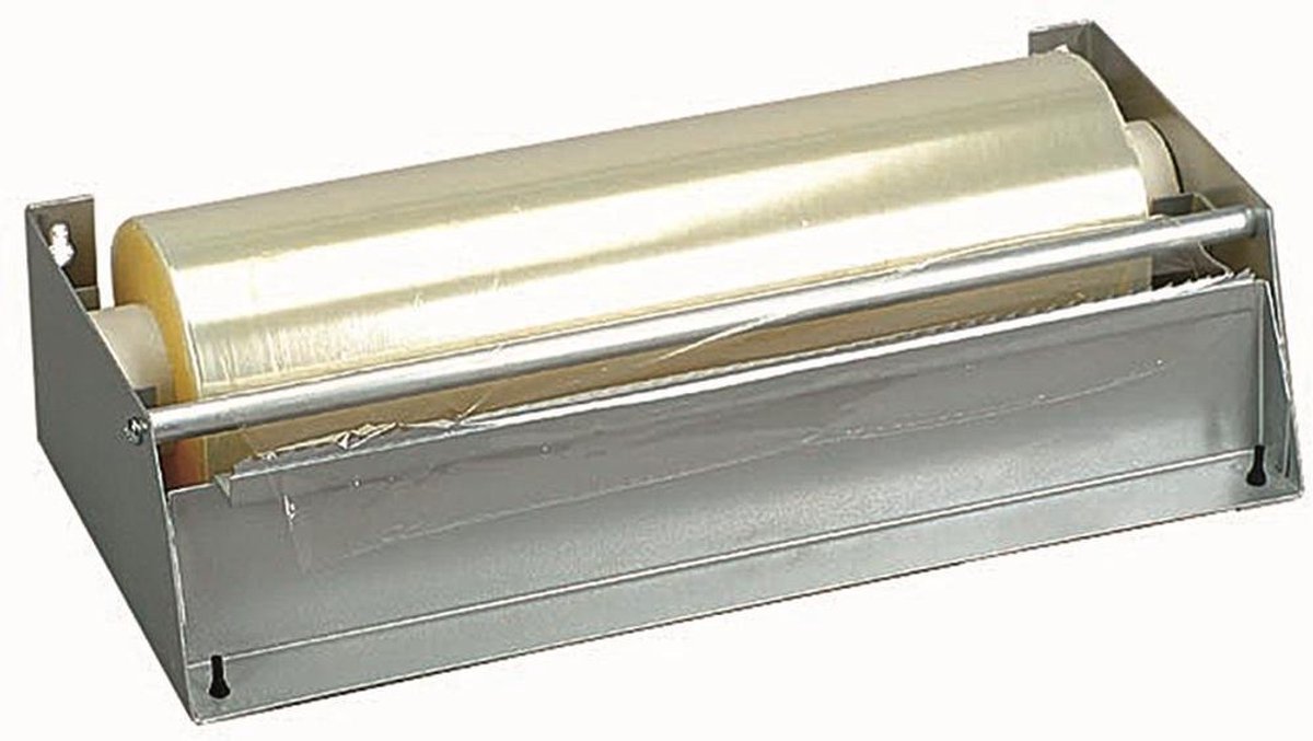 Folie Dispenser - Cling Film Cutter - Keuken Organisatie - Met Ingebouwde Zaag - 45 cm - Metaal