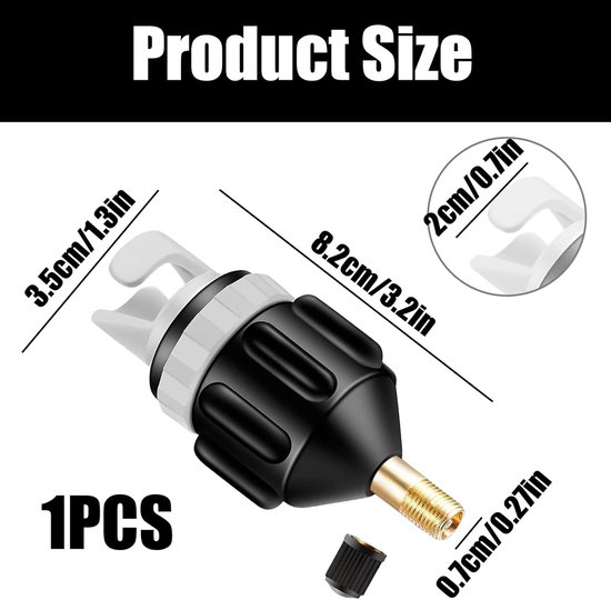 Adapter voor Compressor - Ventiel Adapter - Water Sporten - Universele Compatibiliteit - 1 Stuk - Aero — afbeelding 5