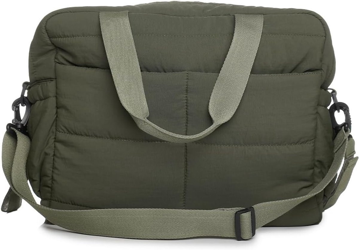 Babyluiertas - Mama tas - Praktisch voor onderweg - Inclusief verschoningsmat - Grote capaciteit - Khaki