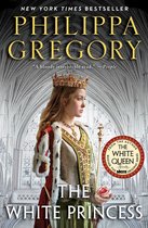 Boek The White Princess van Philippa Gregory, met een vrouw in koninklijke kledij met kroon en scepter.