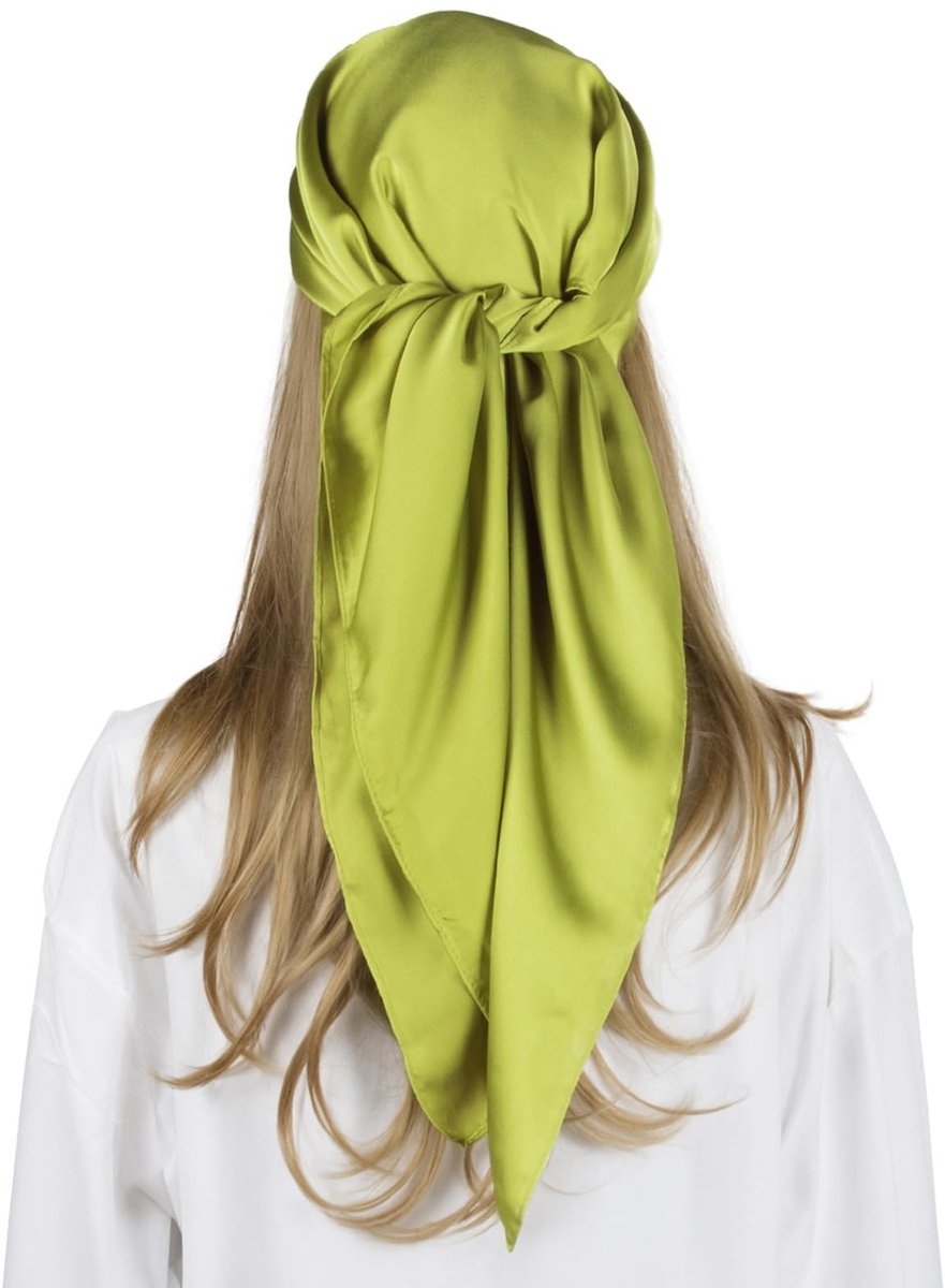 Dailygoods- Halsdoek 90 x 90 cm - Lichte Sjaal - Zomeraccessoire - Dameshaardoek - Ademend Polyester - Comfortabel en stijlvol