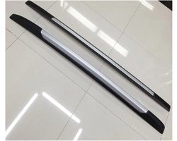 Dakrails Set - Bagagedrager Auto - Reizen en Vervoer - Duurzaam Aluminium - Universele Pasvorm - Zwart