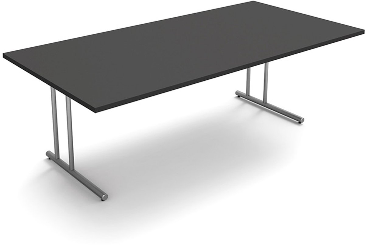 Bureau Profi antraciet 200cm