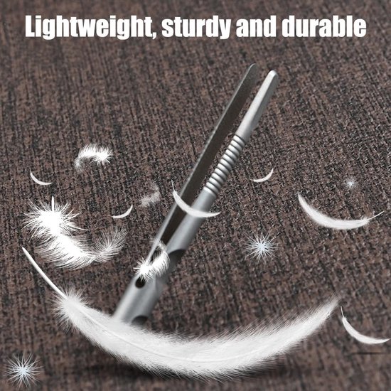 JHUBERS- Sleutelhangertang Lichtgewicht - TC4 Titanium Legering - Duurzaam - Compact - Draagbaar - 3 Stuks - Sleutelhanger van Jhubers — afbeelding 3