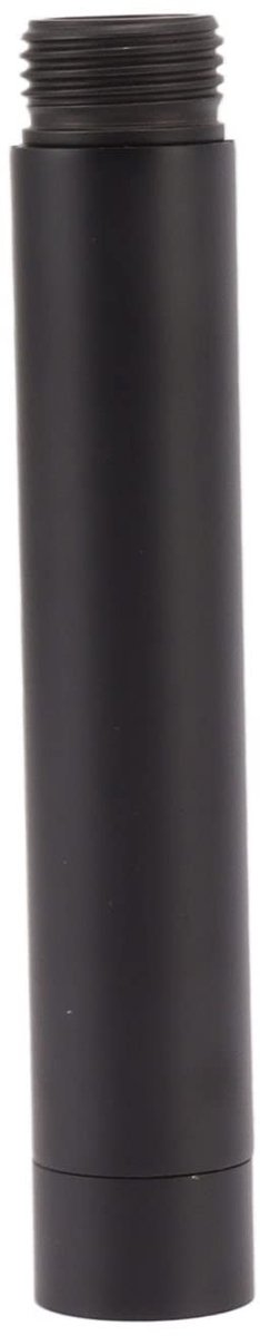 Dailygoods- Doucheverlengbuis Roestvrij Staal - Zwarte Douchearm - Elegante Verbinding - Modern Ontwerp - Roestbestendig - Brede Compatibiliteit