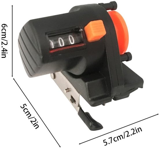 Dailygoods- Vislijn Teller 0-999 Meter - Dieptemeter Boot - Vissen Tool - Mechanische Meter - Nauwkeurige Meting - Eenvoudig te Gebruiken van Dailygoods — afbeelding 5
