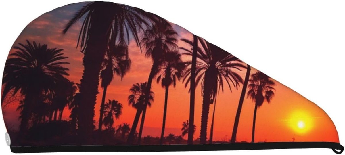 Haardrogende Cap - Haar Tulband - Natte Haren Drogen - Snel Absorberend - 64 x 26 cm - Zwart