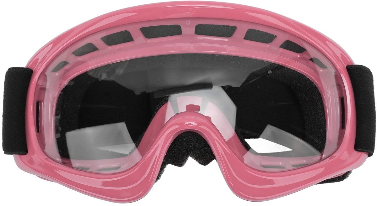 Dailygoods- Dirt-bike-bril Slagvast - Motorbril - UV-bescherming - Windbescherming - Verstelbaar - Comfortabele sponsvulling