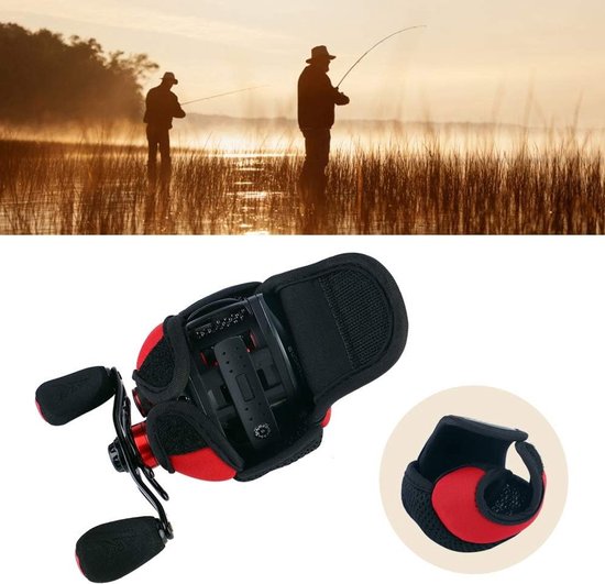 Beschermhoes voor Baitcasting Reel, Nylon en Neopreen, Anti-Collisie Opbergzak voor Visspullen, Ideaal voor Vissers en Baitcasting Reel Bescherming van Merkloos — afbeelding 4