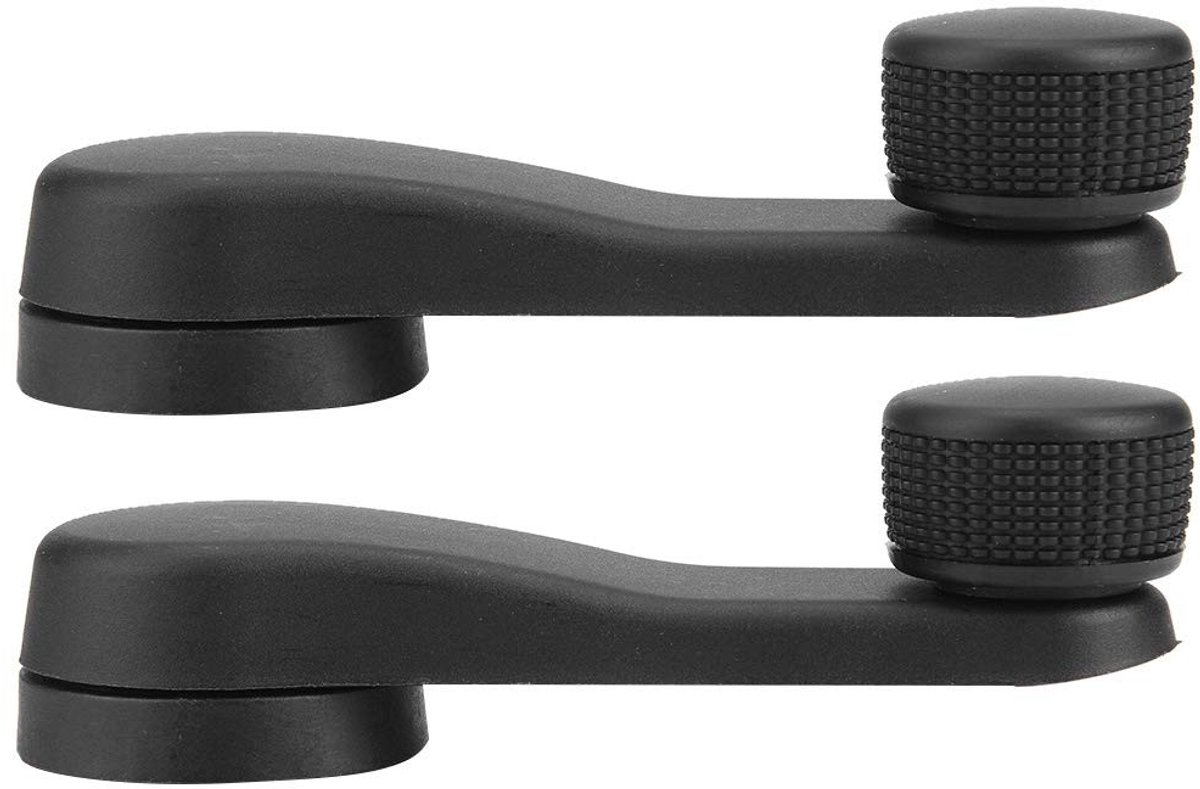 Dailygoods- Raamwinder met slot - Auto Raamwinder - Vervanging voor MK3/MK4 - OE Nummer 1H0837581 - 2 Stuks - Kwaliteit Gegarandeerd - Raamkruk