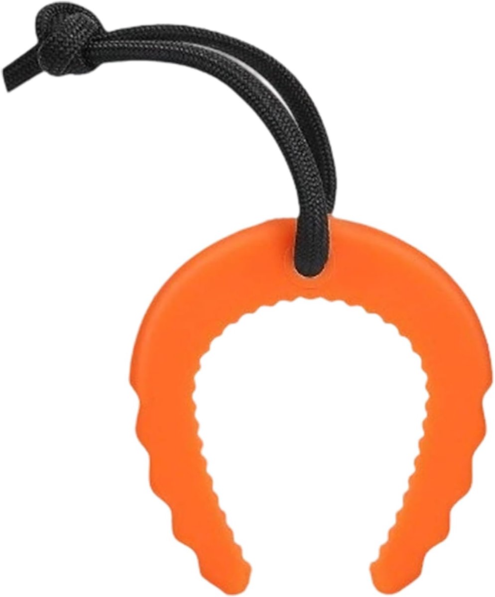 Deurstopper - Deurwig Deurclip - Handen Beschermen - C-vormig Ontwerp - 6x6 cm - oranje