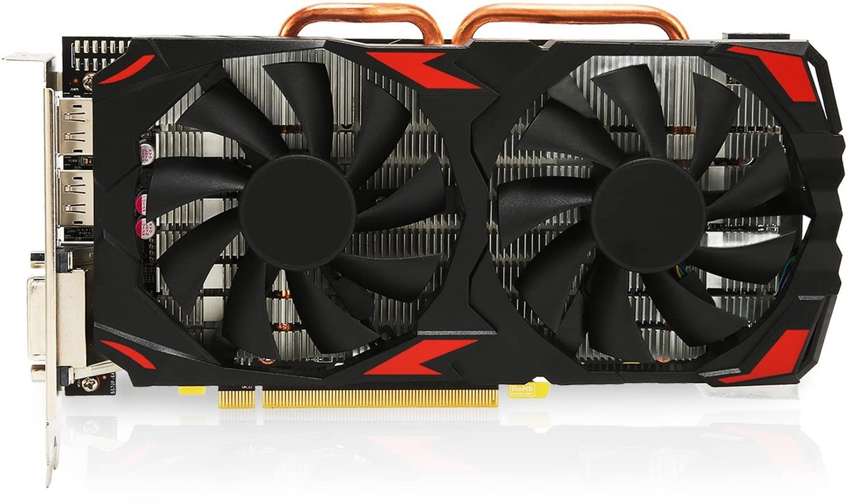 Dailygoods - RX 580 Grafische Kaart - Gaming Grafische Kaart - Koelventilatoren - 8GB GDDR5 - Ondersteuning voor 8K - PCI Express 3.0