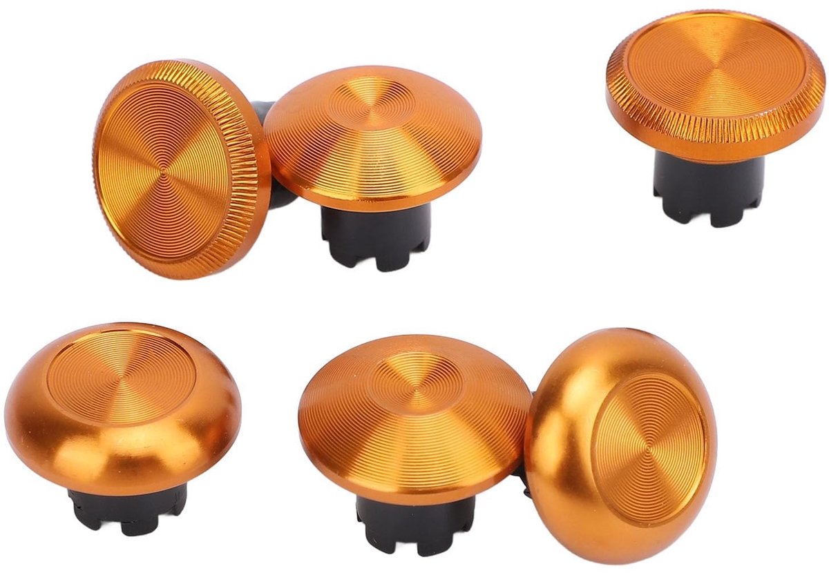 Dailygoods- Duimknoppen Set van 6 - Verwisselbaar - Aluminiumlegering - Verbeterde Controle - Compatibel met Edge/Pro - Plug-and-play - Thumbsticks