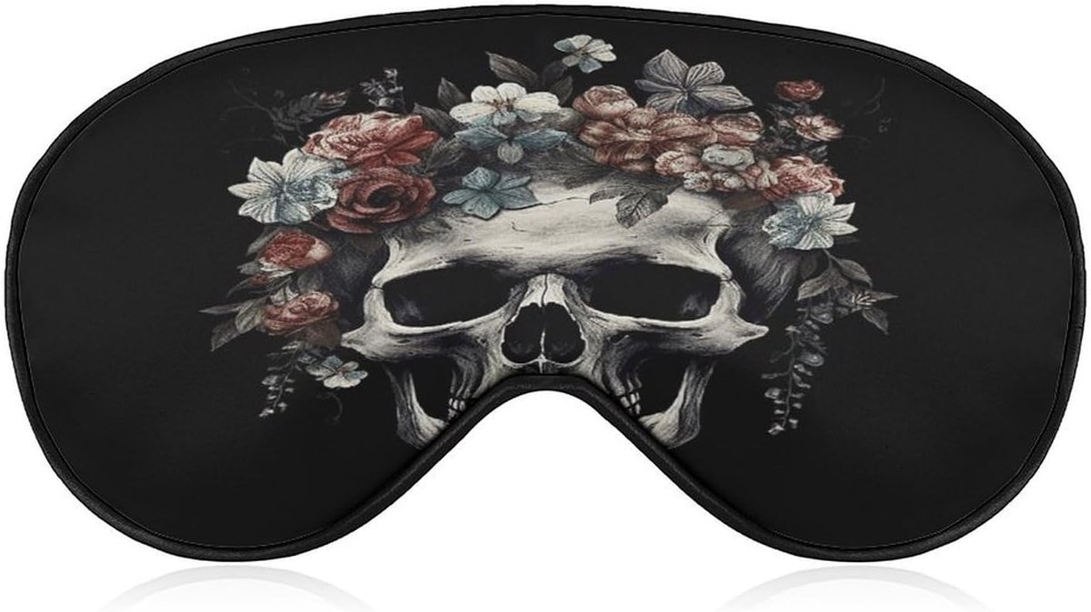 Oogmasker - Slaapmasker Nachtmasker - Verbeter Slaapkwaliteit - Zijdezacht Huidvriendelijk - 22 x 12 cm - Zwart