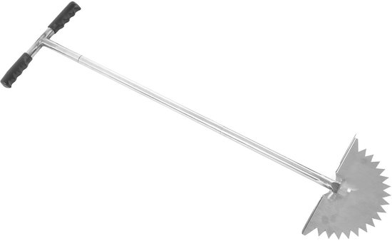 Dailygoods- Gazonkantsnijder Roestvrij staal - Handmatige Kantensnijder - Ergonomisch Ontwerp - Zaagtandblad - T-handgreep - Voor Schone Randen van Dailygoods — afbeelding 2