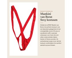 Dailygoods- Mankini - Eenheidsmaat voor Heren - Huidvriendelijk Elastisch Materiaal - Sexy/Innovatief - Comfortabel - Geschikt voor de meeste Mannen - Zwembroek
