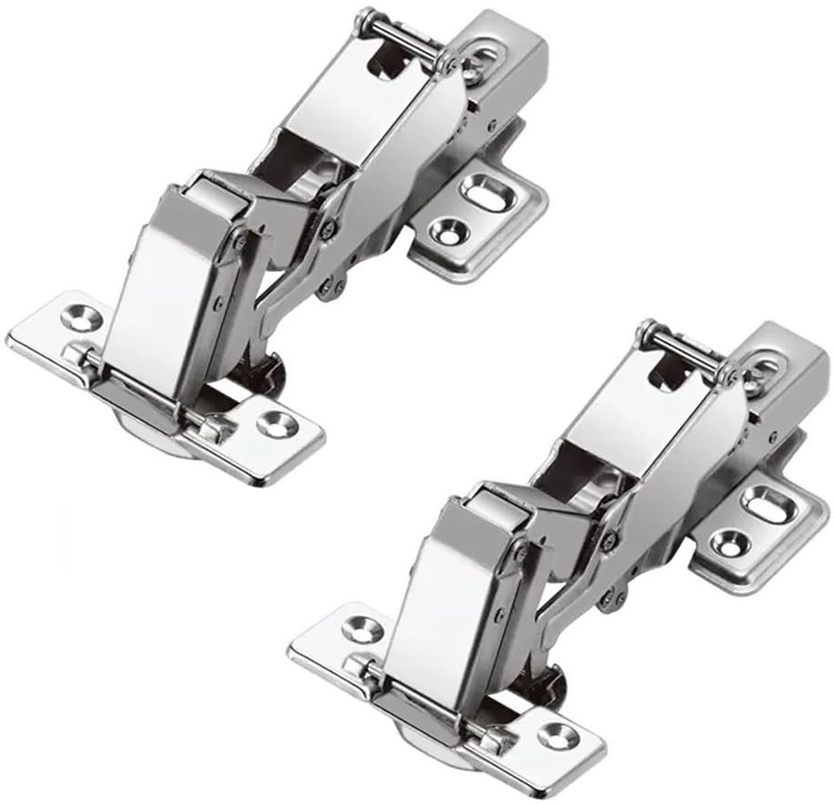 Dailygoods- Panscharnier 165-175° openingsgraad - Soft-Close - Roestvrij Staal - Scharnieren voor Kastdeuren - Demping - Hoogwaardige Kwaliteit - Kastdeurscharnier