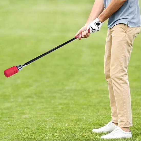 Golf Swing Trainer - Houding Corrector - Sport Training - Akoestische Feedback - 81 cm - Rood van GOLF — afbeelding 4
