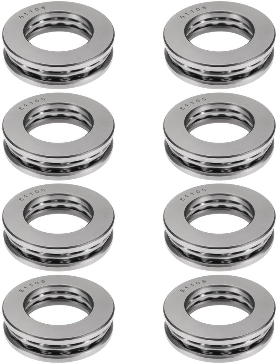 Dailygoods - 8 sets 51105 Drukaxkogellagers voor Auto en Elektrische Voertuigen