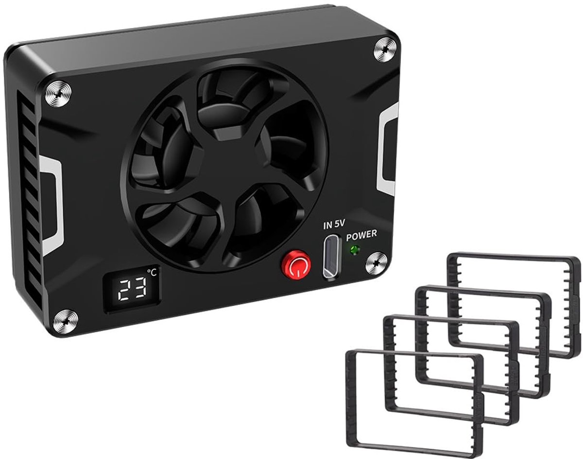 Dailygoods - Camera Cooler - Koelsysteem - Verbeter jouw fotografie-ervaring - Universeel - Module - Ideaal voor langdurig filmen - Voor ZV-E1 A7...