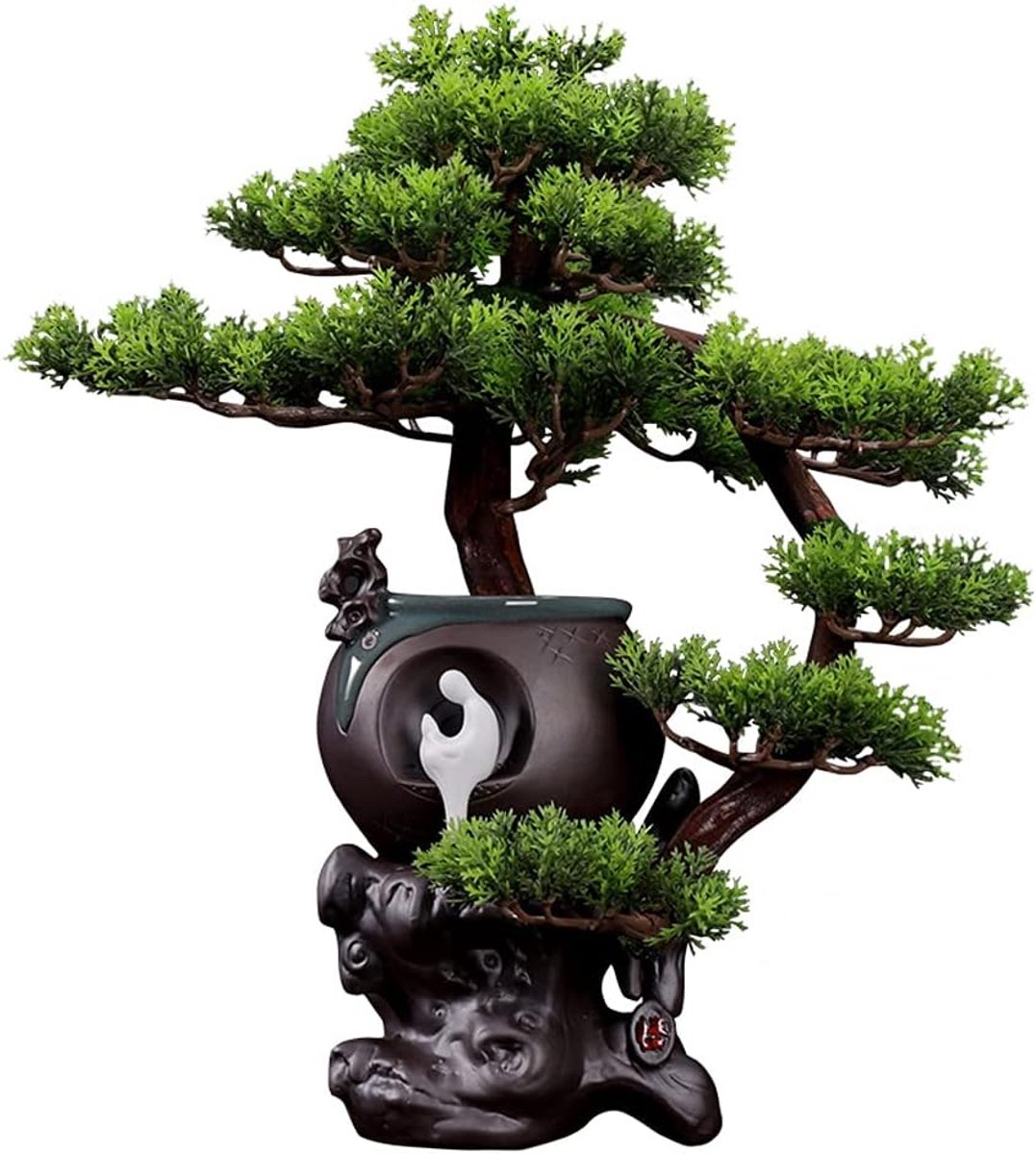Kunstbonsai Boom - Nepplant Decoratief - Woonkamer Decoratie - Onderhoudsvrij Design - 40x
