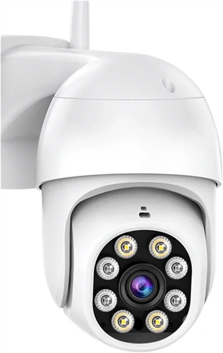 Beveiligingscamera Buiten - IP Camera Outdoor - Huisbewaking - AI Menselijke Detectie - 8MP 4K - Wit