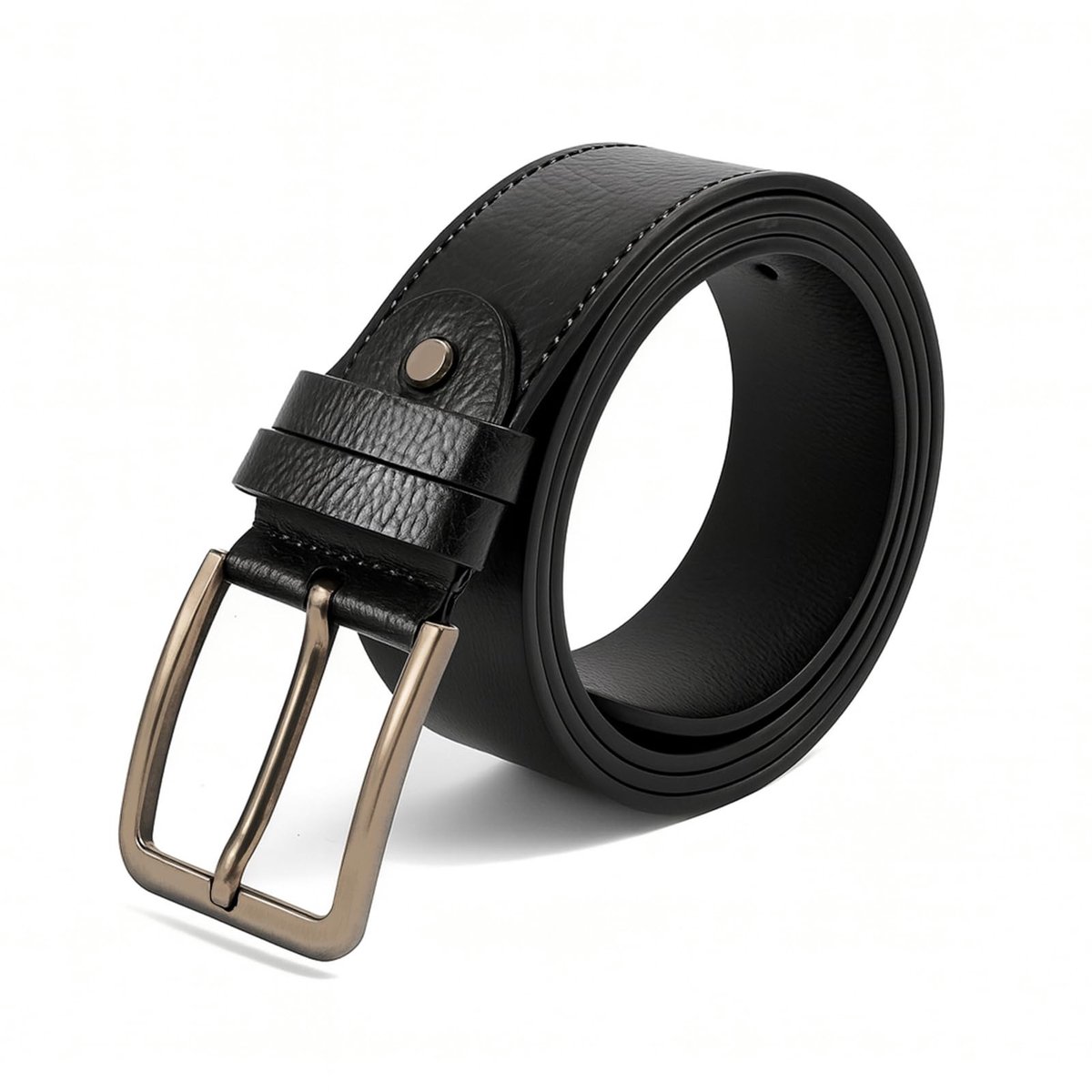 Dailygoods- Herenriem 3,8 cm - Verstelbaar 120 cm - Synthetisch Leer - Omkeerbaar - Bruin/Zwart - Elegant Design - Riem