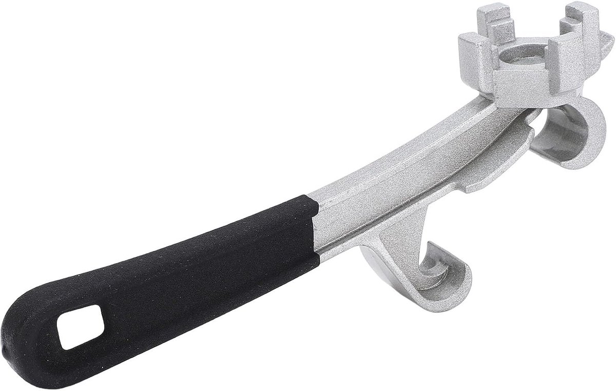 Emmeropener - Vat opener - Deksel openen - Multifunctioneel ontwerp - 22 cm - Aluminiumkleur