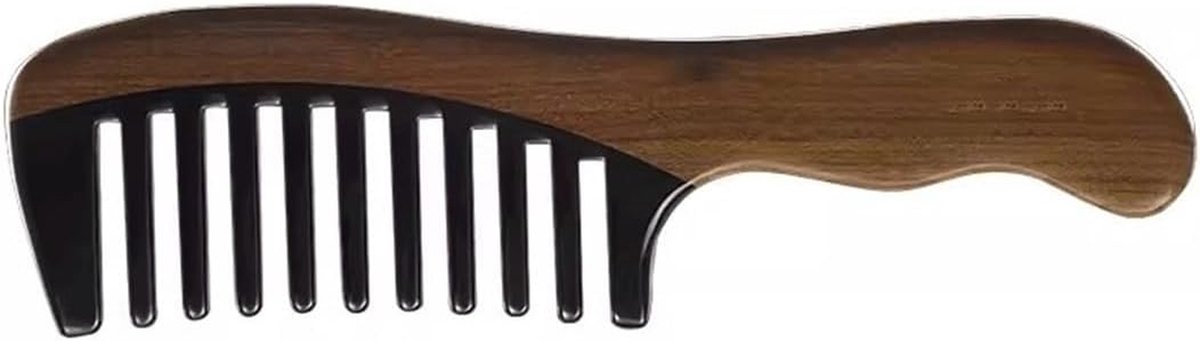 Houten Kam - Haarkam Styling - Haar Verzorgen - Gladde Tand Groeven - 20 cm - Houtkleur