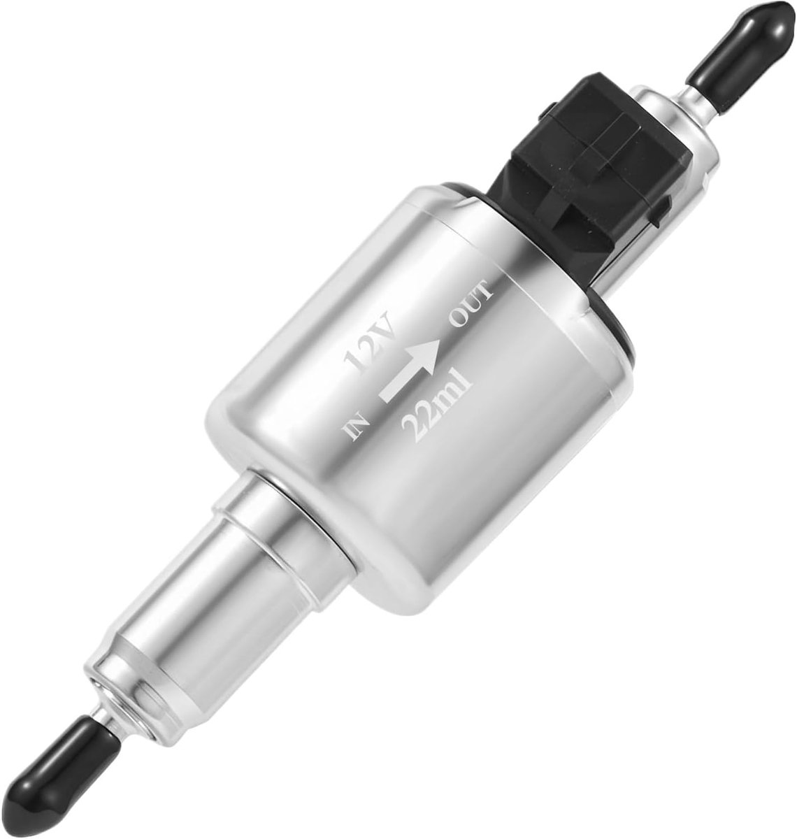 Oliepomp 12V - Brandstofpomp Verwarming - Standverwarming - Vorsvrije Technologie - 13 cm - Zwart