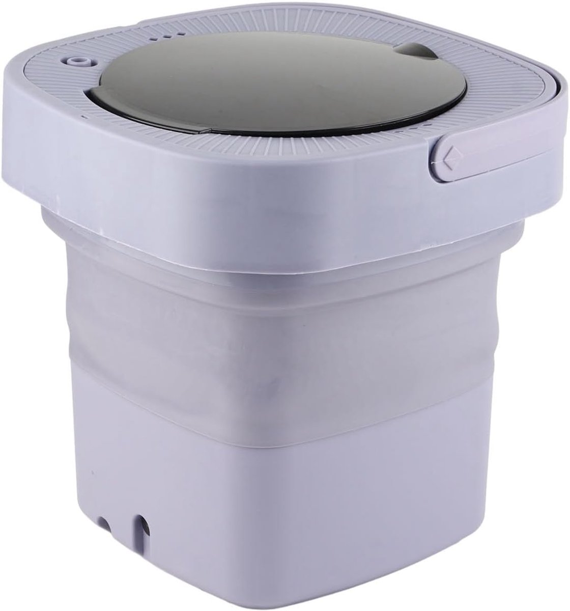 Opvouwbare Wasmachine Compacte Wasmachine Ruimtebesparend Wassen Automatische Bediening 65 Liter Capaciteit Paars
