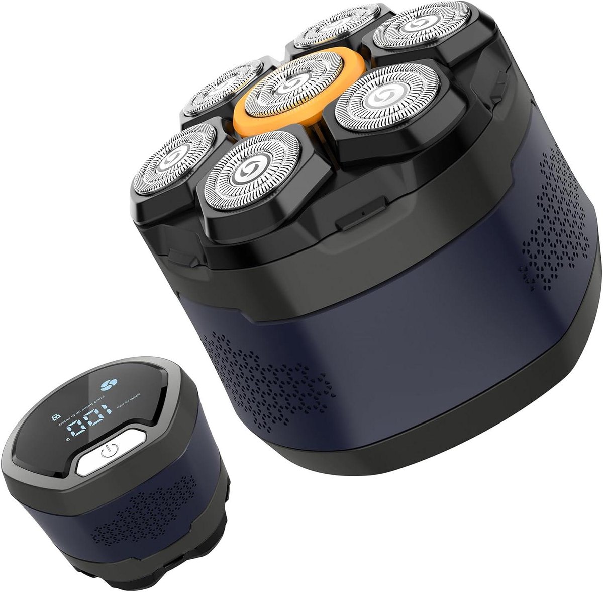 Elektrisch Scheerapparaat - Scheerhoofd Scheerapparaat - Glad Scheren - 7D Flexibele Kop - 150 Min Gebruik - Blauw