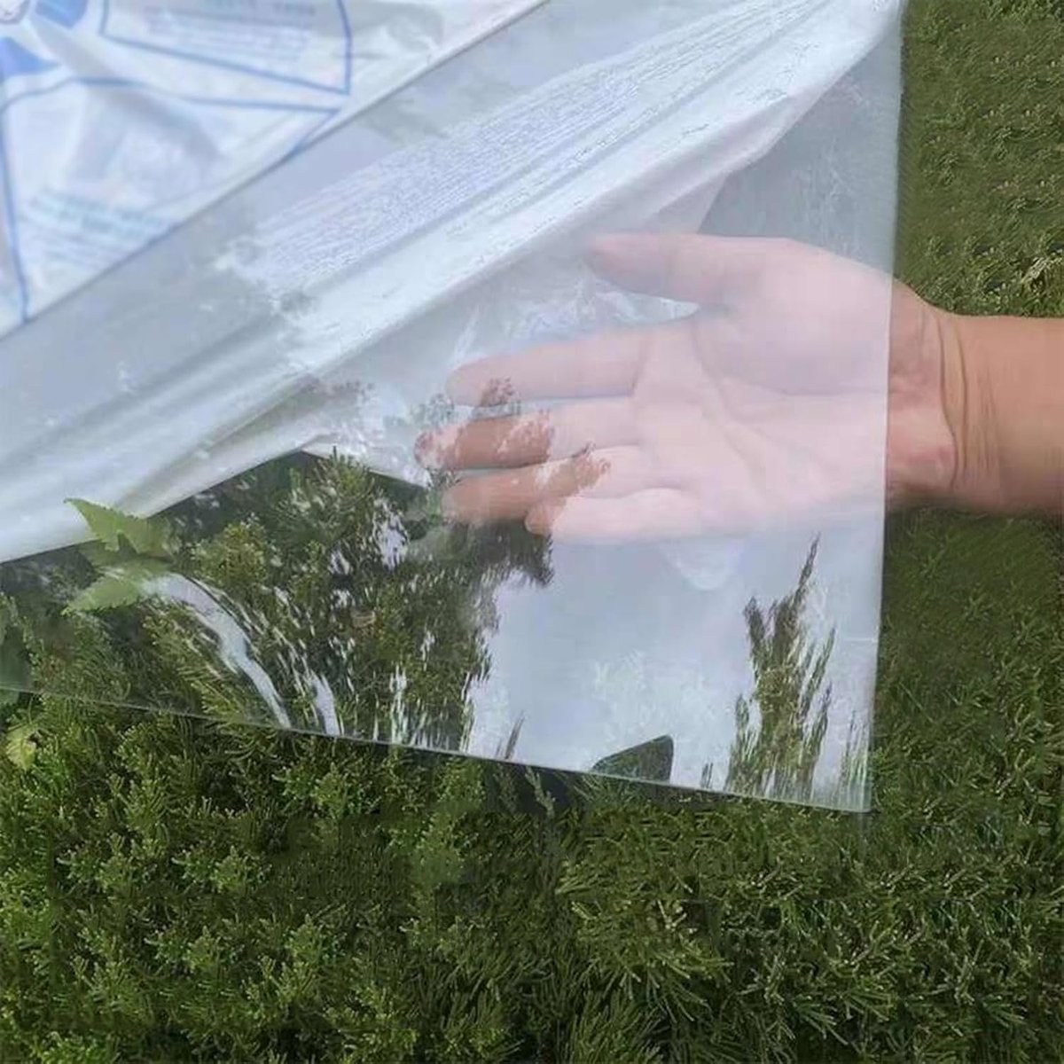 Polycarbonaat Dakplaat - Heldere Paneel - Bescherming Buiten - UV-bestendig Warmte-isolerend - 1x2m - Doorzichtig
