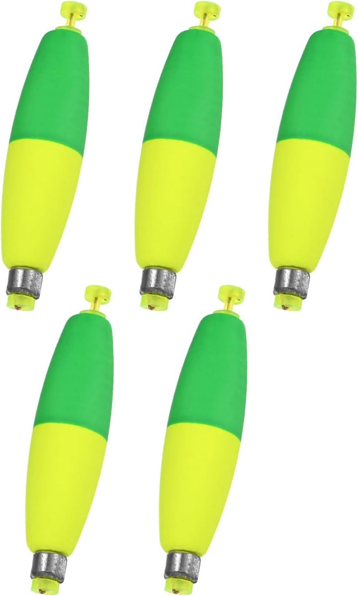 METERXITY Visdobbers drijft, EVA-schuim gewogen dobbers voor Crappie/Bluegill/Forel Bas/Meerval, Clip-on Floats Slip Kurken