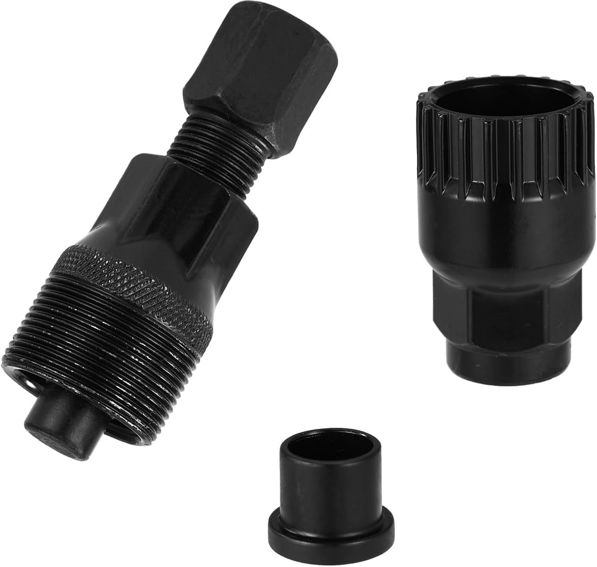 Crank Puller Set, Crank Extractor & Bottom Bracket Verwijder Tool Zwaartebelast Stalen Crankset Arm Remover voor Square Taper en Splined Fietsonderhoud