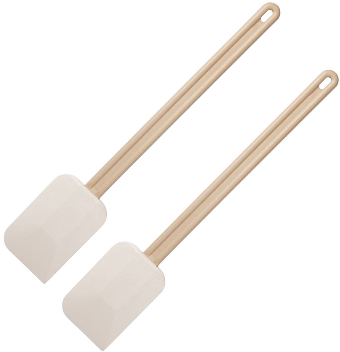 Set van 2 deegschrapers voor banketbakken en koken, handvat van hars, 52 cm Fackelmann