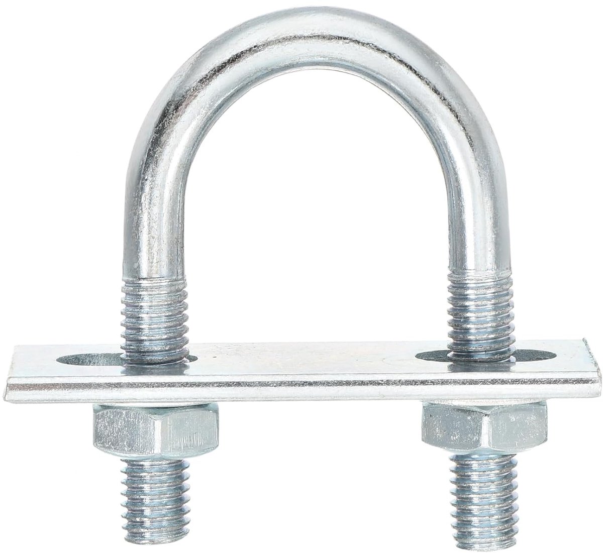 U-bouten, 6 sets 27 mm binnenbreedte 59 mm lengte M8 U-bouten van verzinkt koolstofstaal met moeren en platen, voor bootaanhangers