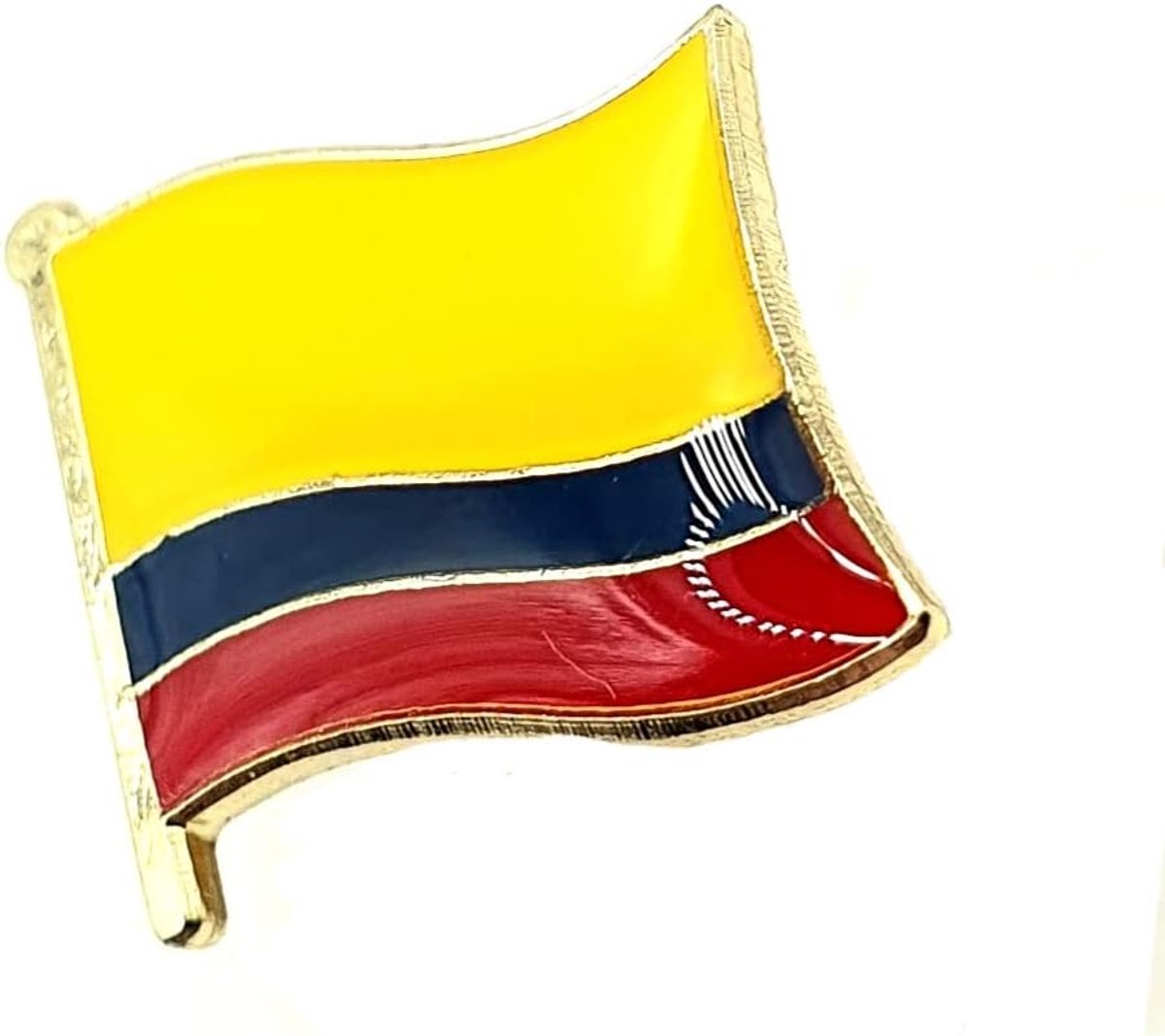 Colombiaanse metalen emaille landenvlag pin badge