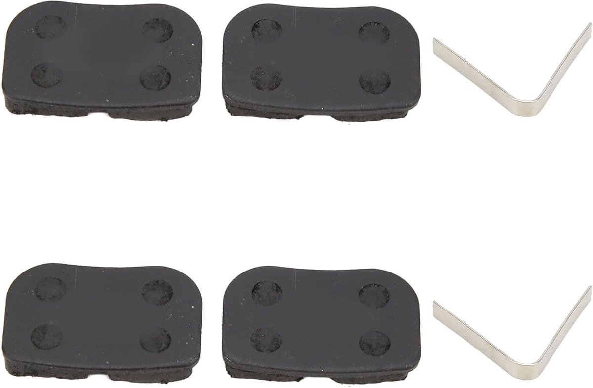 2 Sets Fiets Schijfremblokken Geluidsarm Mountain Cycle Remblokken Vervanging Set voor Mountain Brake: