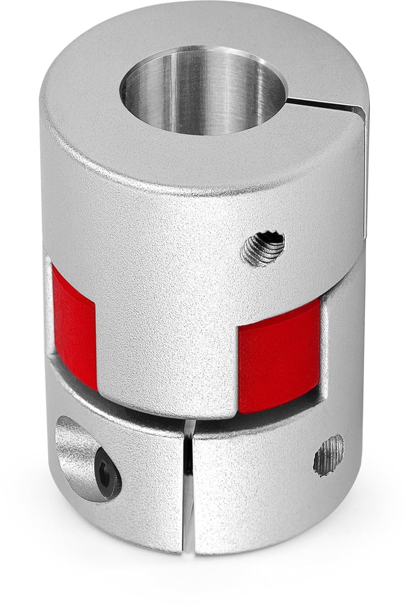 flexibel, as van 8 mm tot 10 mm, stekker van aluminiumlegering voor stap-servomotor (D20 L30)