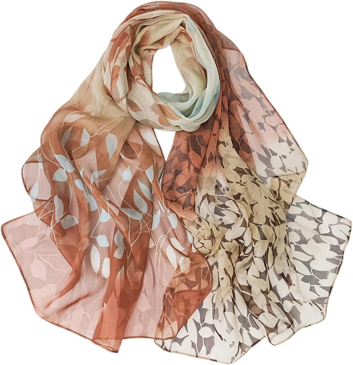 Sjaals & sjaals voor dames, wikkels voor avondfeest, formele jurken, bruiloft, bruidsmeisjes, chiffon, sjaal 20A43, Da4312, 63 x 20 Inch