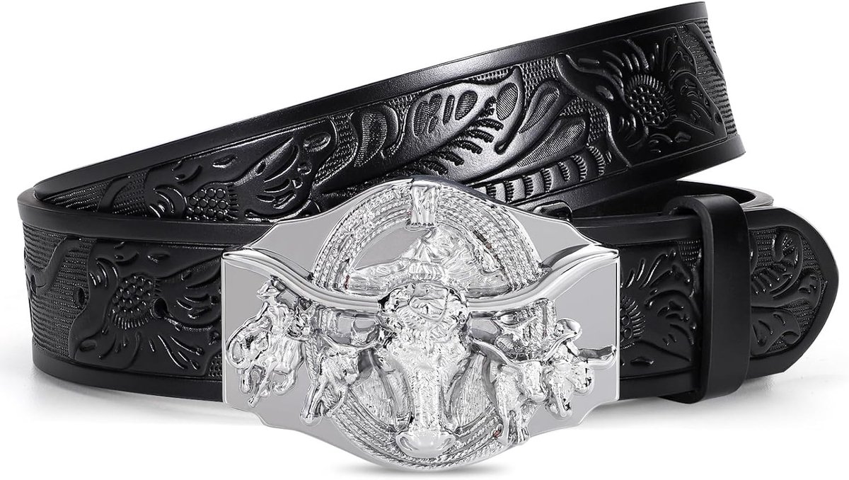 Western Cowboy leren riem voor mannen vrouwen cowgirl Western The Land riem heren gesp riem voor jeans broeken