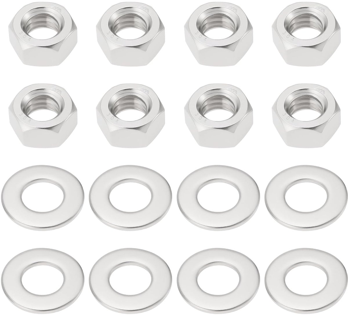 Sets BSF Moer Wasmachine 5/16 304 Rvs Wasmachine Lock Wasmachine Bolt Compatibel met Austin Zeven Cilinderkop Meubels