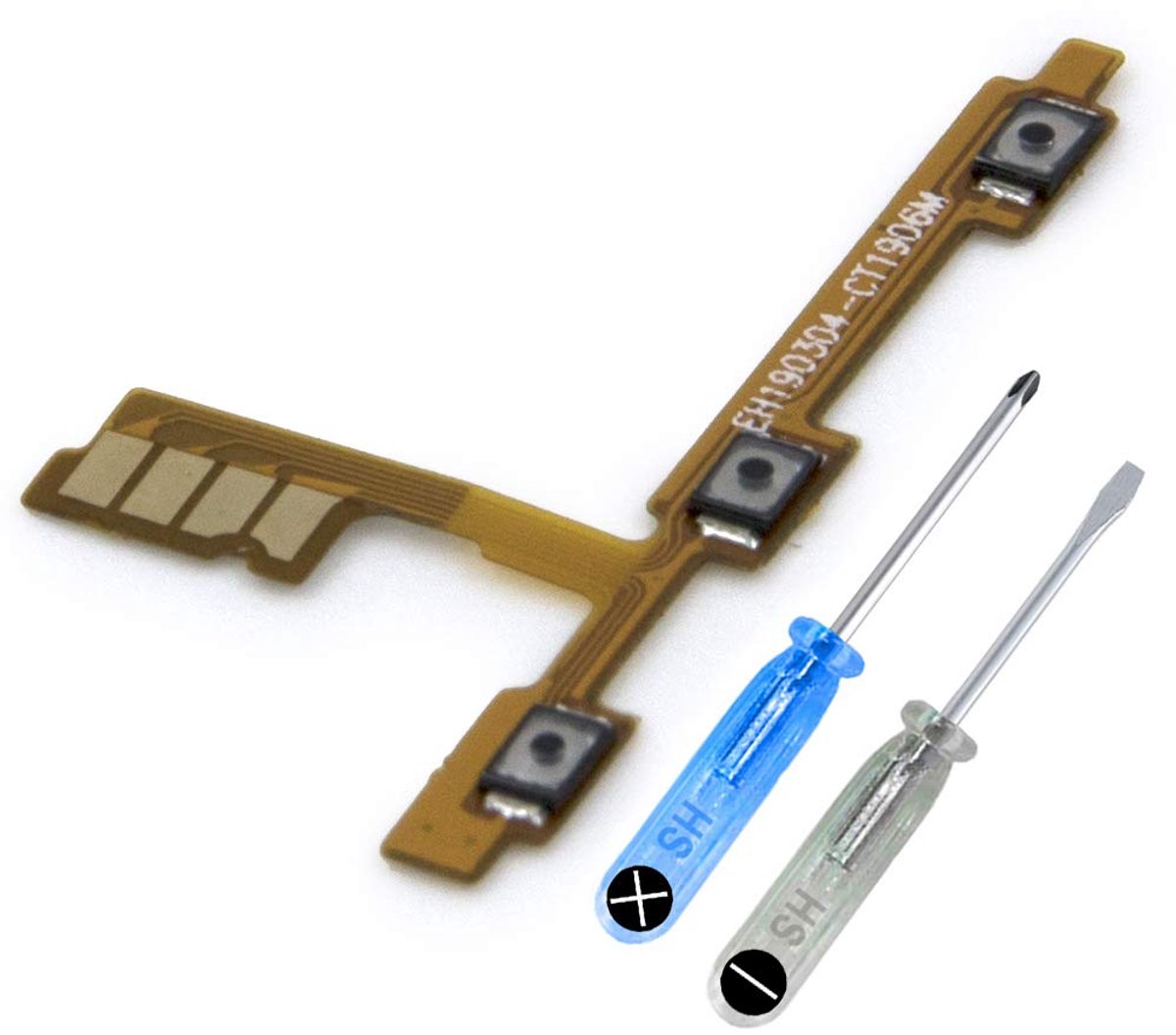 Power Button Flex Kabel Compatibel met Huawei P30 Lite incl. Tools