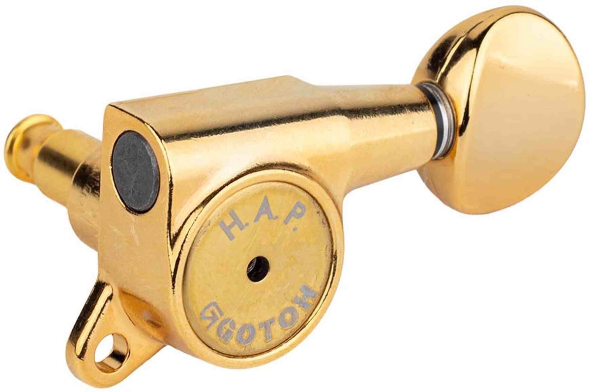 Gotoh GTH13888 SG381 stemmechanieken met HAP and 05 knoppen, 6L, goud