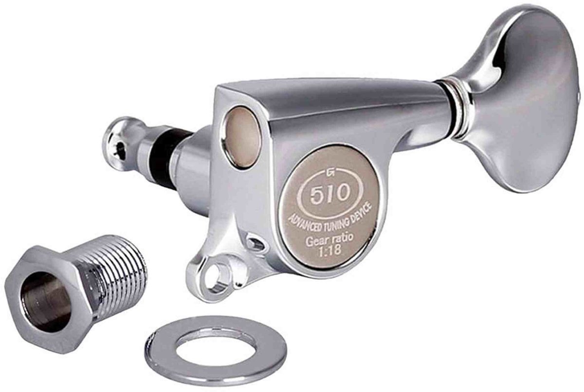 Gotoh GTH14936 SGS510Z stemmechanieken met S5 knoppen, 3L3R, chroom