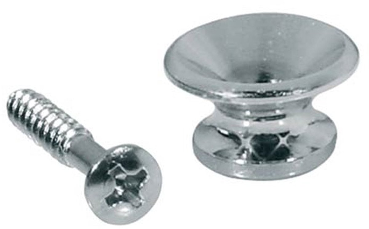 Boston EP-L-C Strap Buttons - Chroom, 14mm, 2-Pack