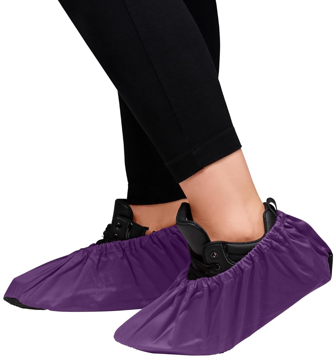 Overschoenen maat 40-45 - Paars - Antislip - Herbruikbaar en wasbaar - SnelShoppen