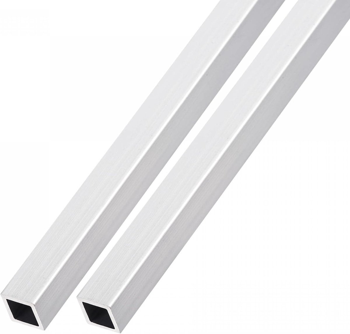 sourcing map 2 stuks vierkante aluminium buis 8 mm x 8 mm x 1 mm x 300 mm 6063 aluminium voor huis inrichting machines